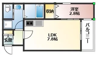 Tメゾン【1階】の間取り
