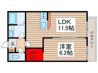 フェリーチェ【3階】の間取り