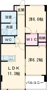 verde陽東【10階】の間取り
