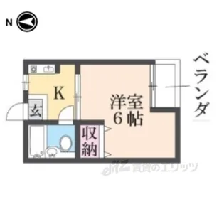 エムズ富雄【2階】の間取り