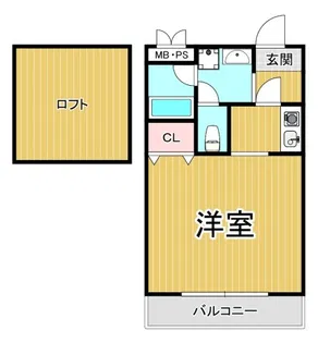 グランプラスシャトー【6階】の間取り