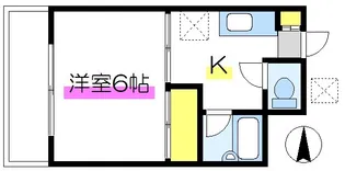 第1ドルチェ西葛西【2階】の間取り