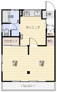 春の陽だまりとリヴィエール【2階】の間取り
