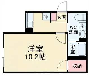 サニーベイ横浜【3階】の間取り