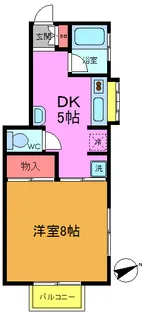 グレースかたばみ【2階】の間取り
