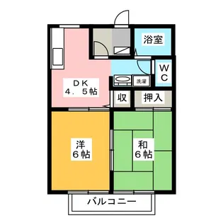 サンガーデン平林D【2階】の間取り