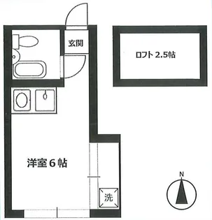 b’CASA久米川re-born【2階】の間取り