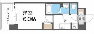 プレサンス難波マジョリティ【8階】の間取り
