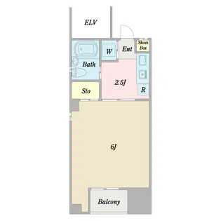 EXIV89【2階】の間取り