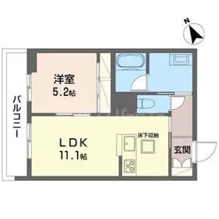 リラフォート明原【1階】の間取り