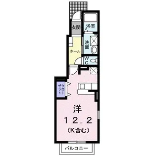 グリーンヴィラ D【1階】の間取り