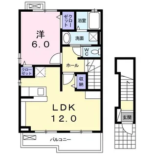 プリマヴェーラ【2階】の間取り
