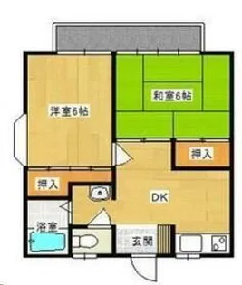 アルペジオ嵐山【2階】の間取り