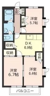 ヴィオラ【1階】の間取り