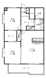 ヴィラ・エミネンス【1階】の間取り
