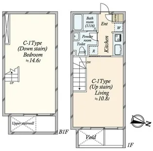 グランドレジデンス目黒【1階】の間取り