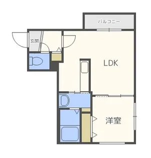 ノムラ新さっぽろ【4階】の間取り