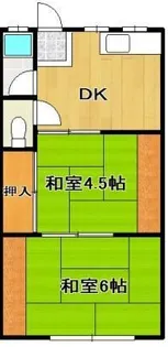 桜レジデンス【1階】の間取り