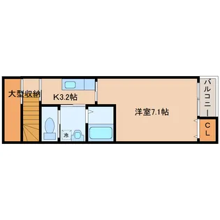 エヴァー・グリーン北仙台【2階】の間取り