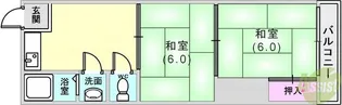 再度ハイツ【1階】の間取り
