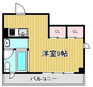 シャイン元住吉【3階】の間取り