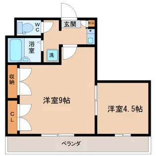 パレス窪新【2階】の間取り