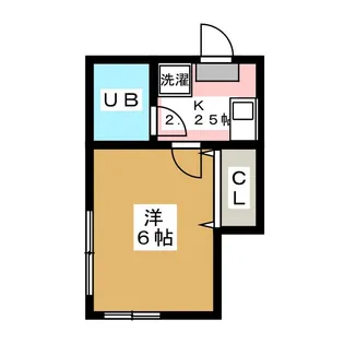 ハイムヤスノ【3階】の間取り