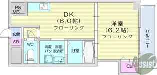 スズキヒルズ【6階】の間取り