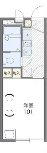 レオパレスラズベリー【1階】の間取り