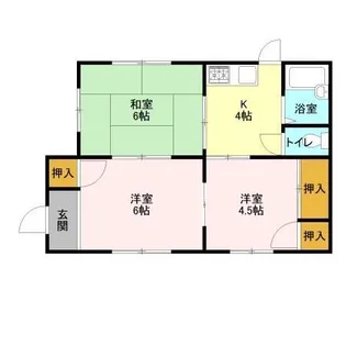 栃木県足利市山川町【一戸建】の間取り
