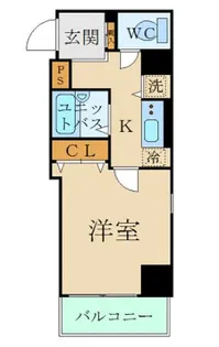 スカイコート芝壱番館【5階】の間取り