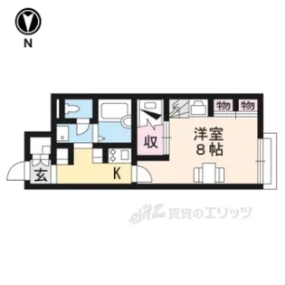 レオパレスWing日野【1階】の間取り