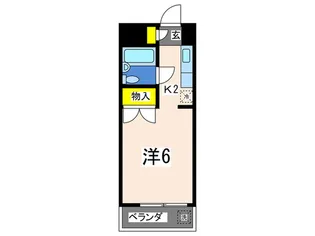 第2吉田コ-ポ NO・2【2階】の間取り