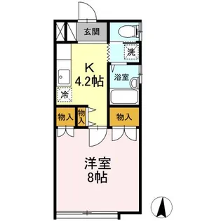 コーポ504【2階】の間取り