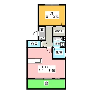 ひかり【1階】の間取り