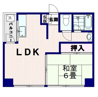 岩崎ビル【4階】の間取り
