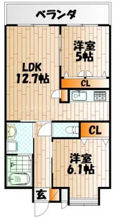 リード大手町【12階】の間取り