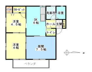プライム【1階】の間取り