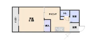 パークハイツ東石岡【3階】の間取り