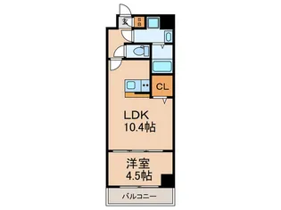 アルファコート常盤台3【6階】の間取り