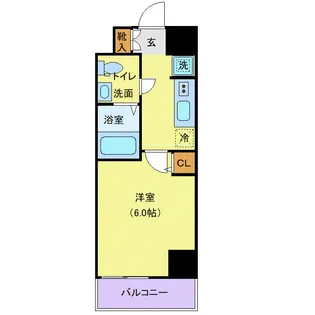 グランヴァンプレミアム川口【1階】の間取り