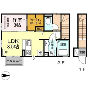 グランド KOU【2階】の間取り