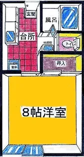 コーポ広畑【2階】の間取り