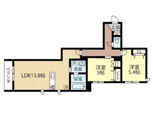 ヴェルドミール上町【2階】の間取り