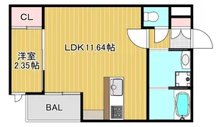 セブンプロート府中町本町【2階】の間取り