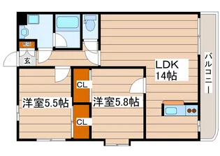 サニープレジデント弐番館【2階】の間取り