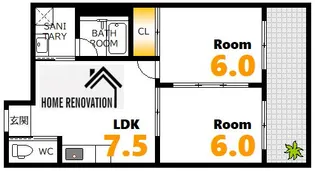 ユナイテッドMKビル【7階】の間取り