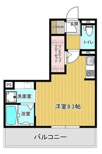 パークヴィラ陣内I【1階】の間取り