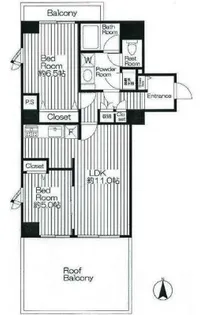 プラザ麻布【5階】の間取り