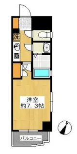 アヴァンツァーレ横浜子安【8階】の間取り